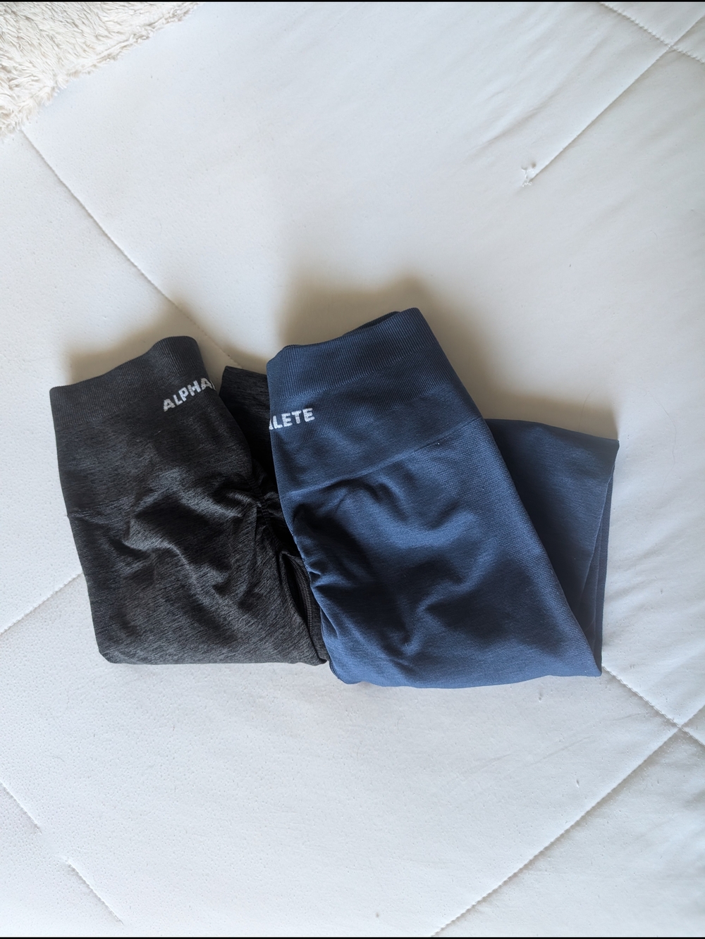 Alphalete Amplify Leggings - Navy and Charcoal